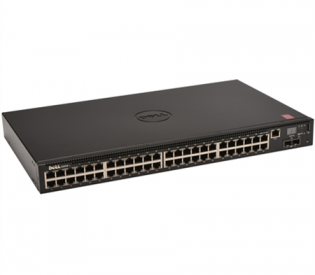 Dell Networking X1052P Smart Web Managed Switch 48x 1GbE (24x PoE – up to 12x PoE+)  4x 10GbE SFP